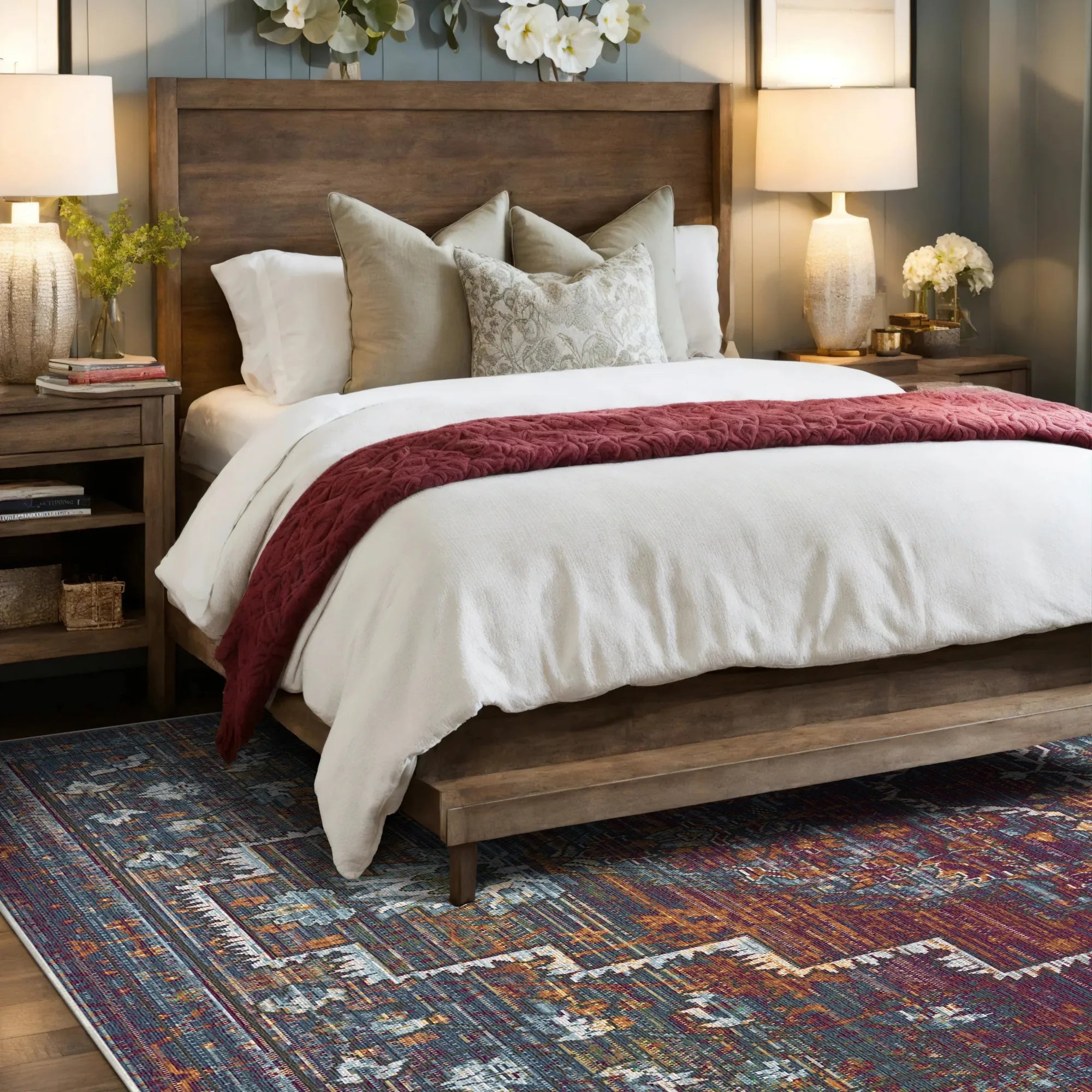 Tappeto Nocturnal Stepped Medaglione