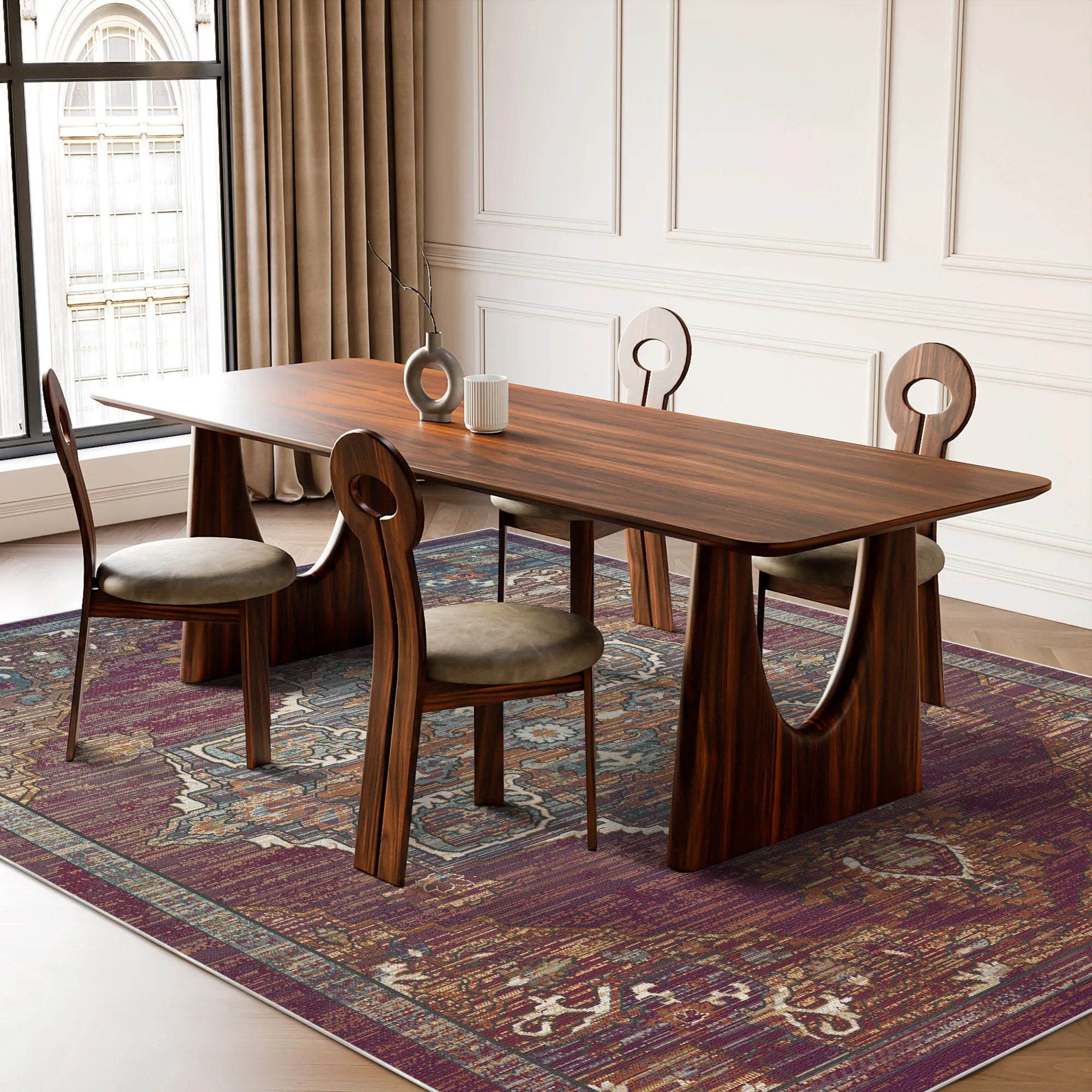 Majestic Plum Zenith Rug