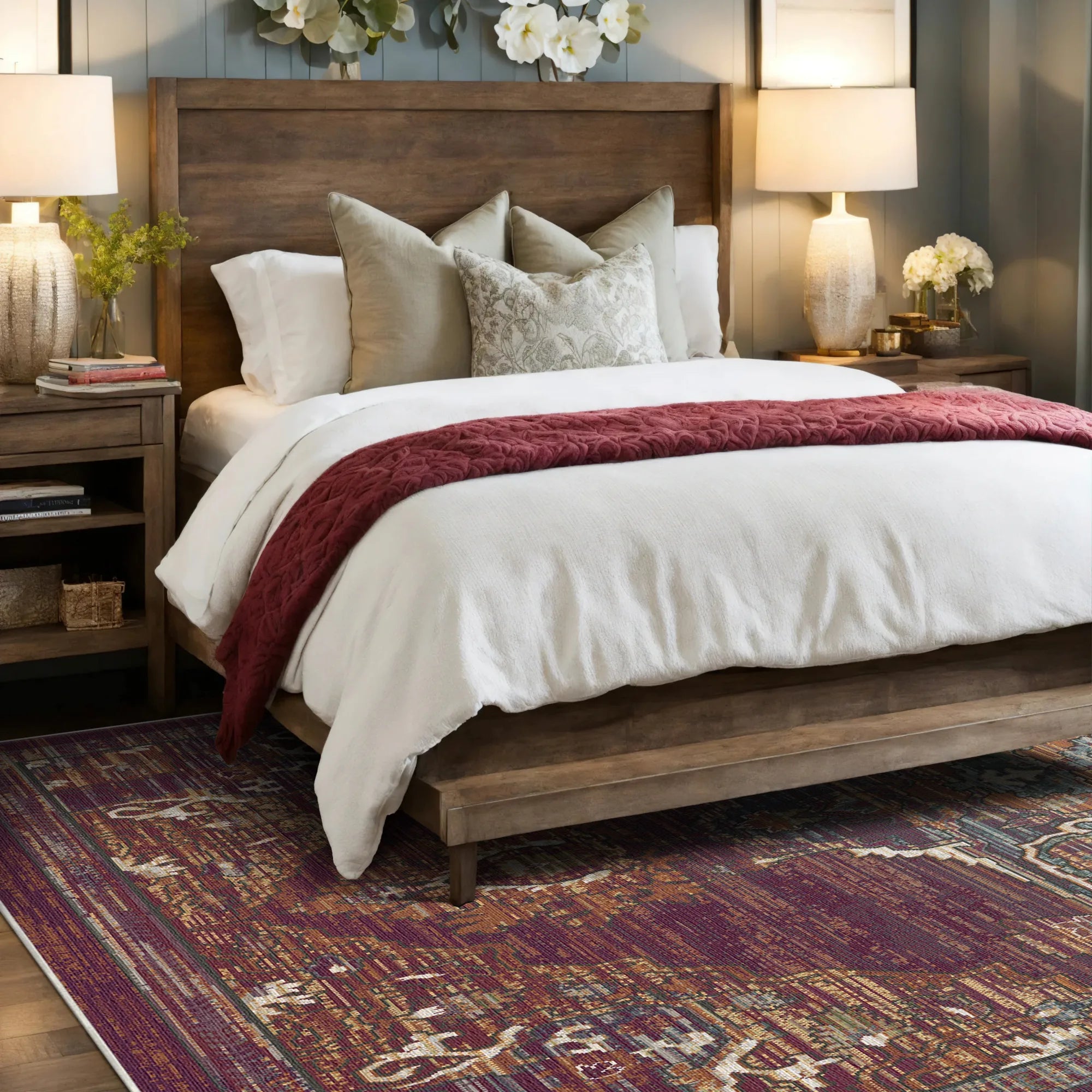 Majestic Plum Zenith Rug