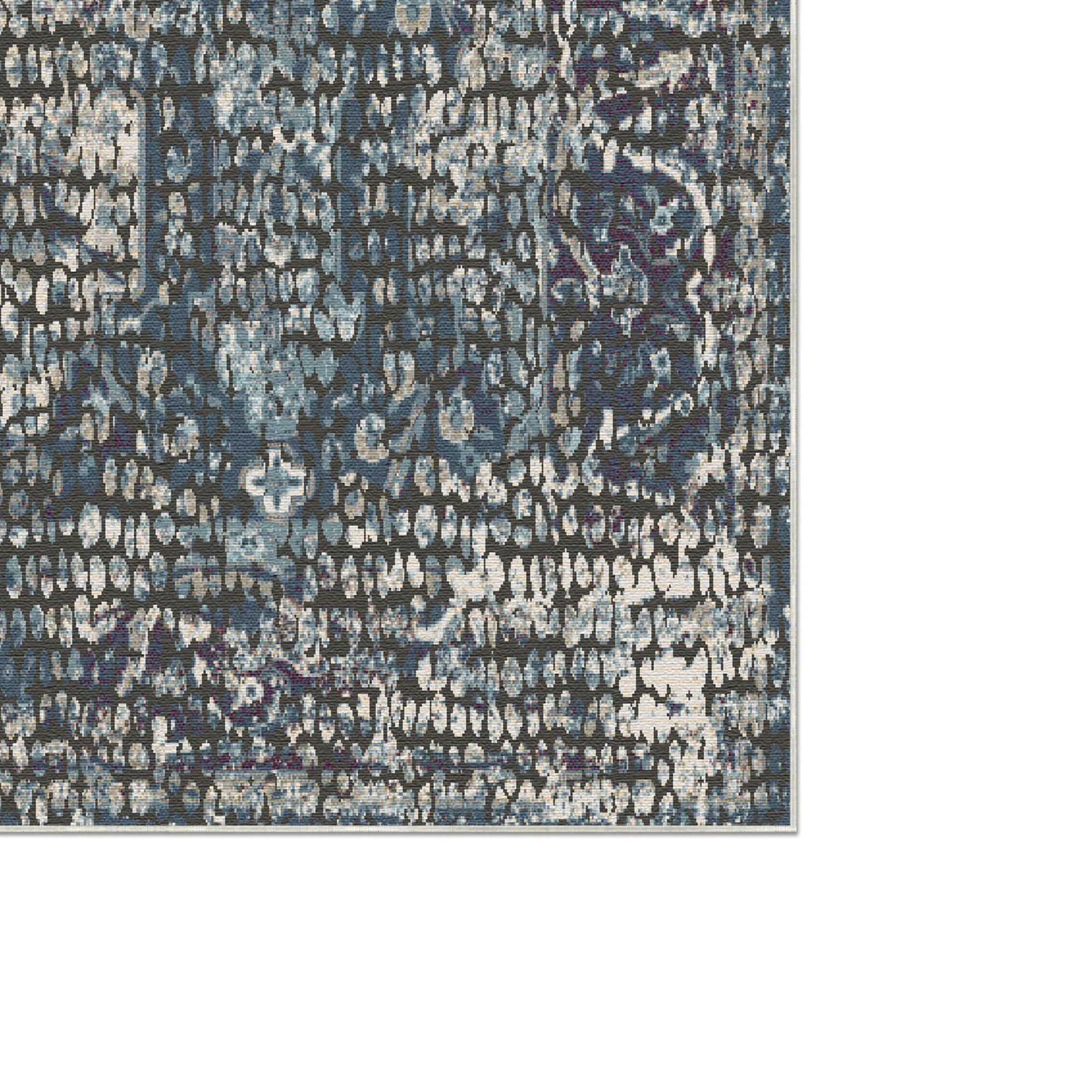 Celestial Frost Pointillist Rug