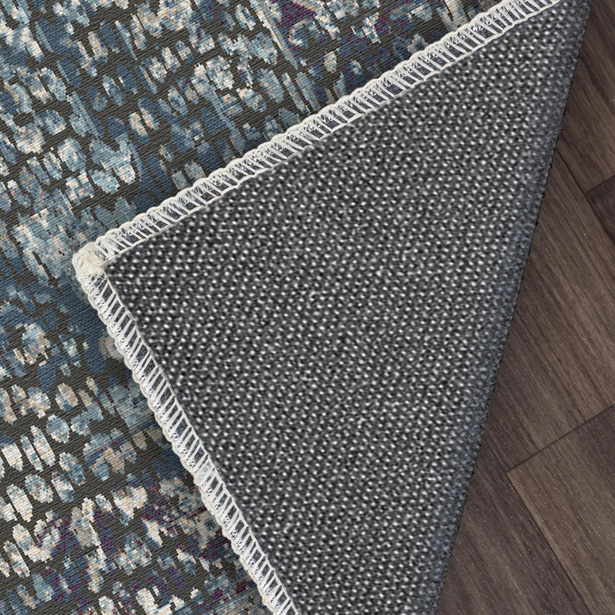 Celestial Frost Pointillist Rug