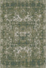 Verdant Mist Erased Medallion Rug 