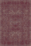 Sienna Ember Erased Medallion Rug Rust