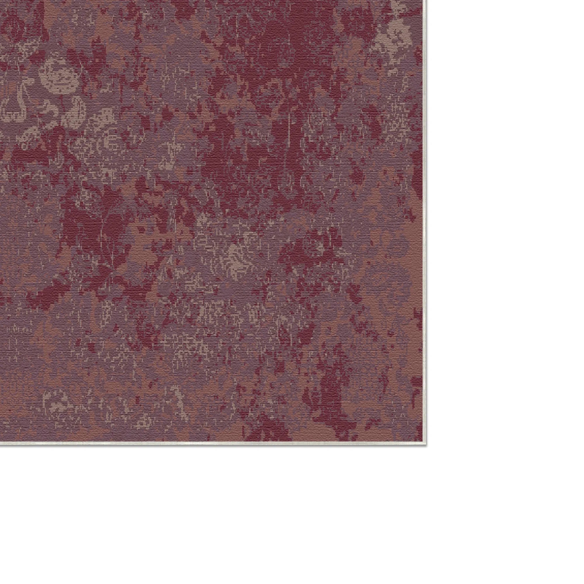 Sanguine Shadow Erased Rug