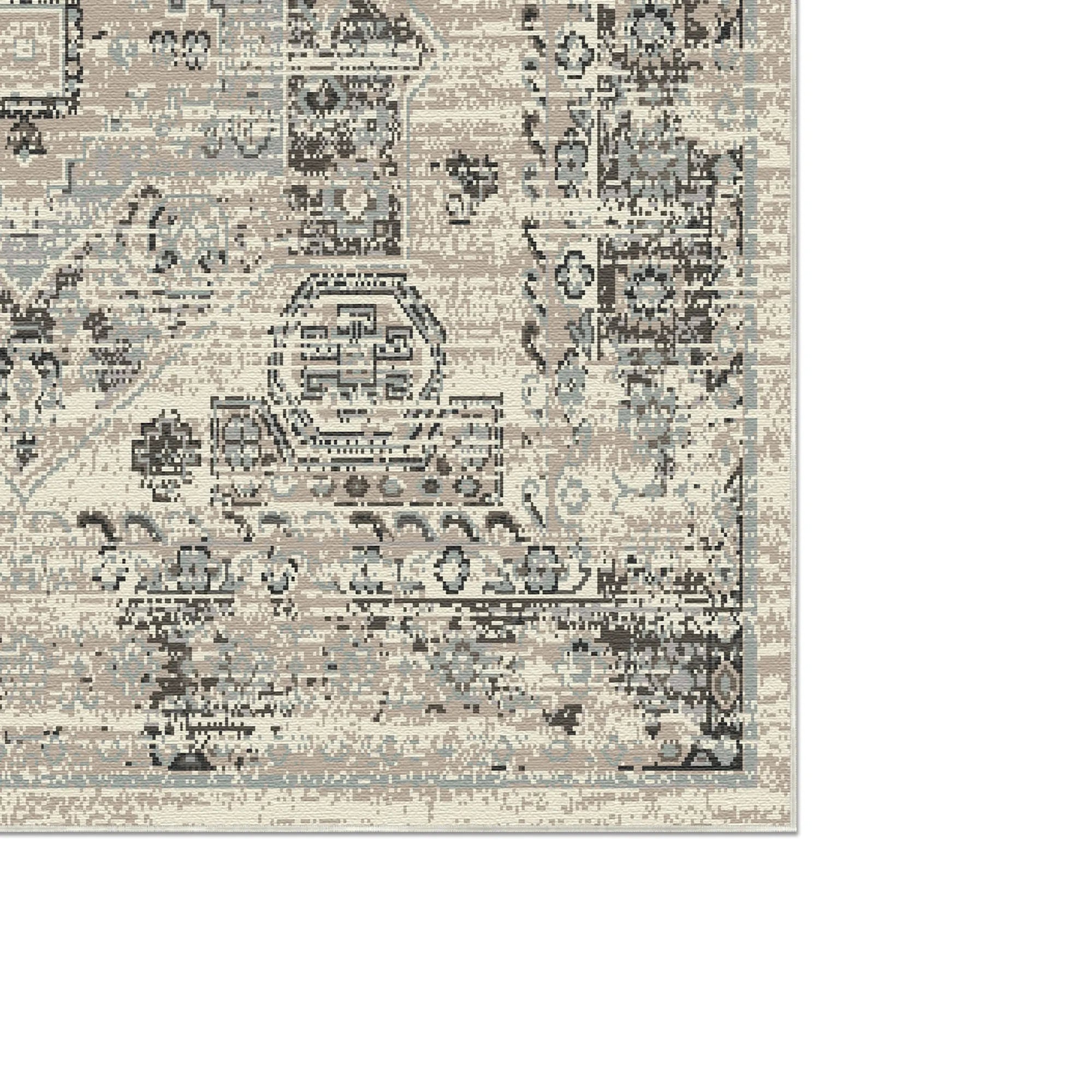Cappadocia Mist Vintage Washable Rug