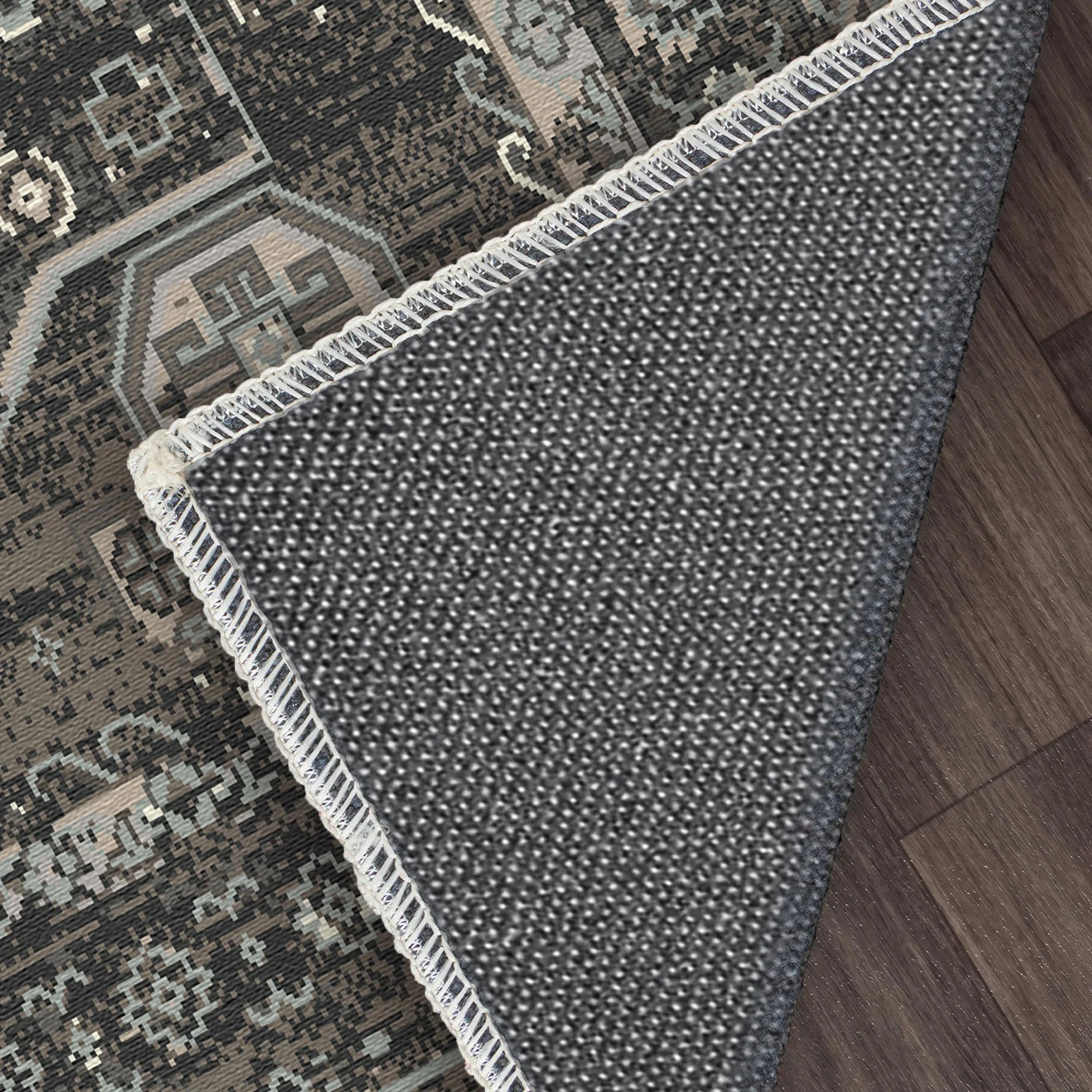 Midnight Cave Vintage Washable Rug