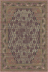 Nomadic Hearth Medallion Rug Rust