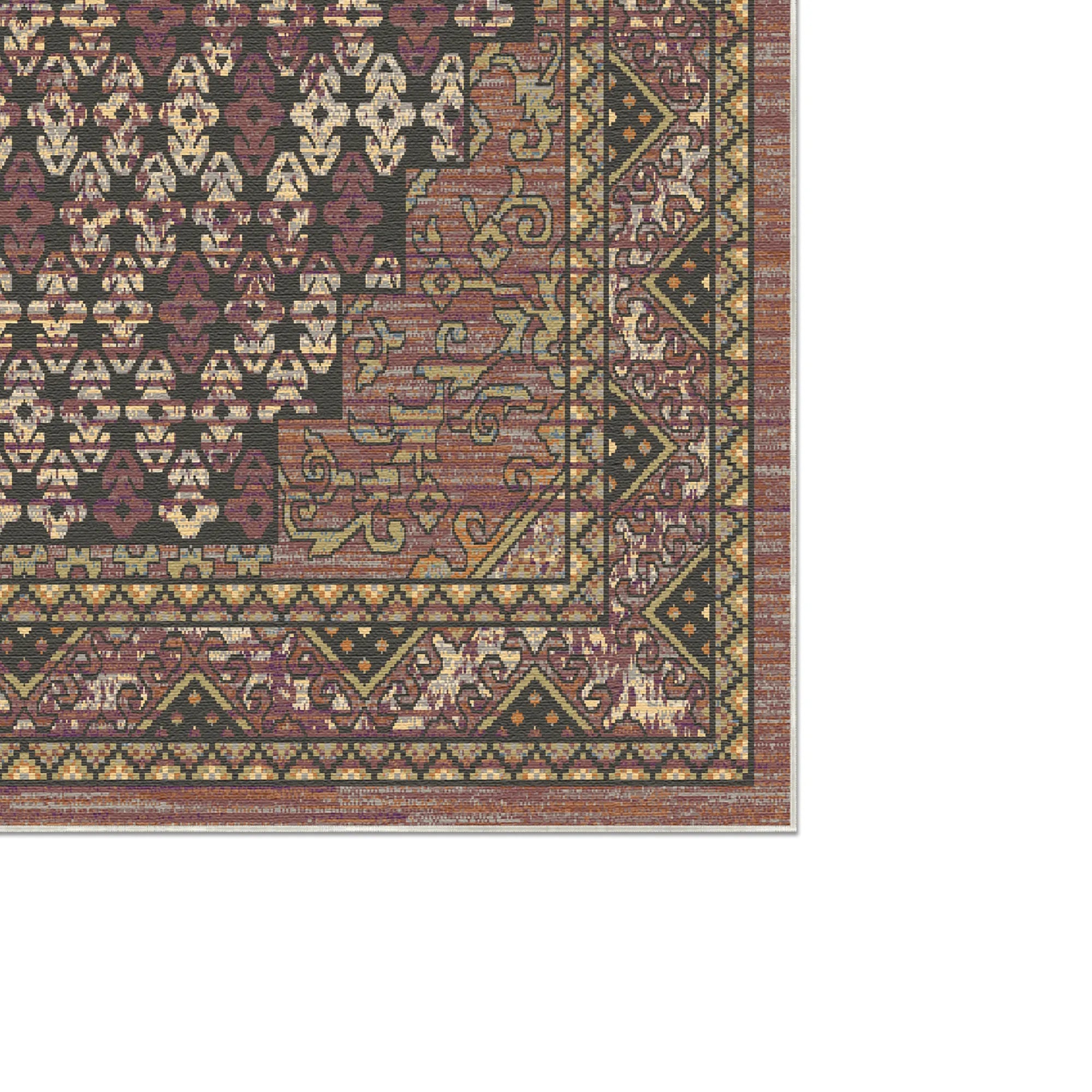 Nomadic Hearth Medallion Rug