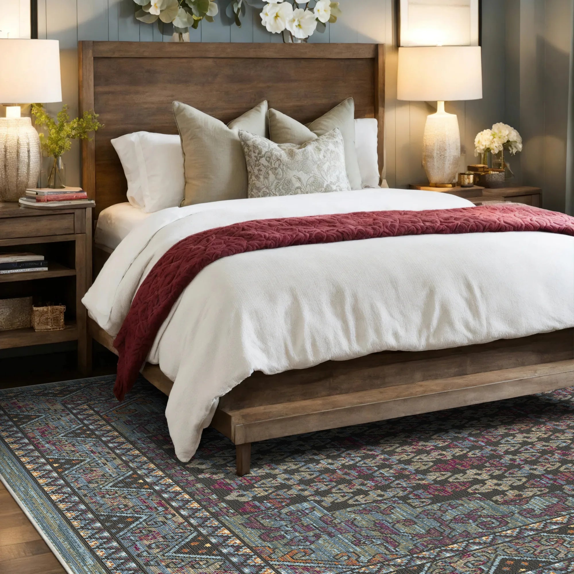 Midnight Nomad Medallion Rug