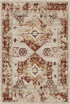 Petra Clay Vintage Washable Rug Rust