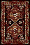 Crimson Shiraz Vintage Washable Rug Mystic Red