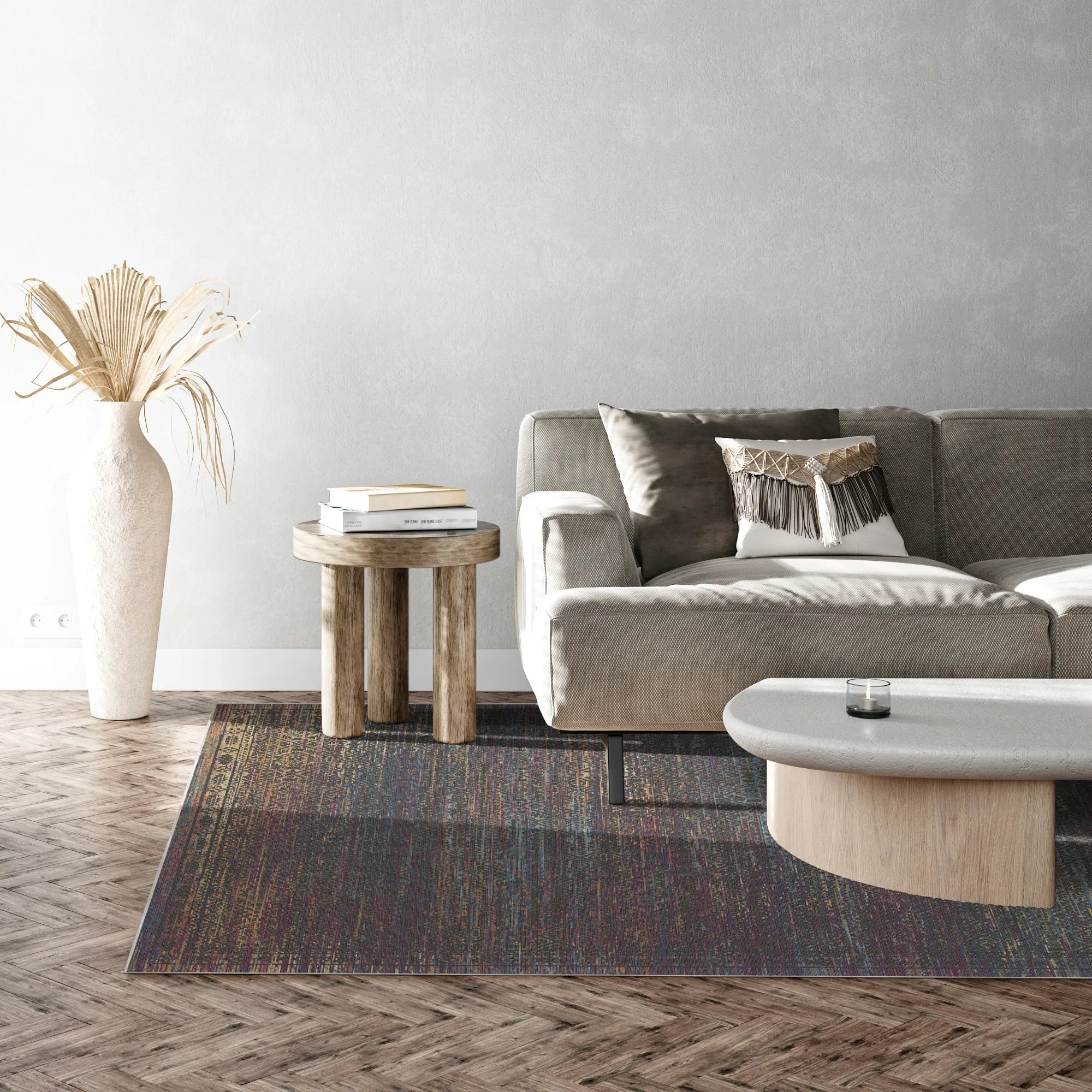 Twilight Cipher Geometric Rug