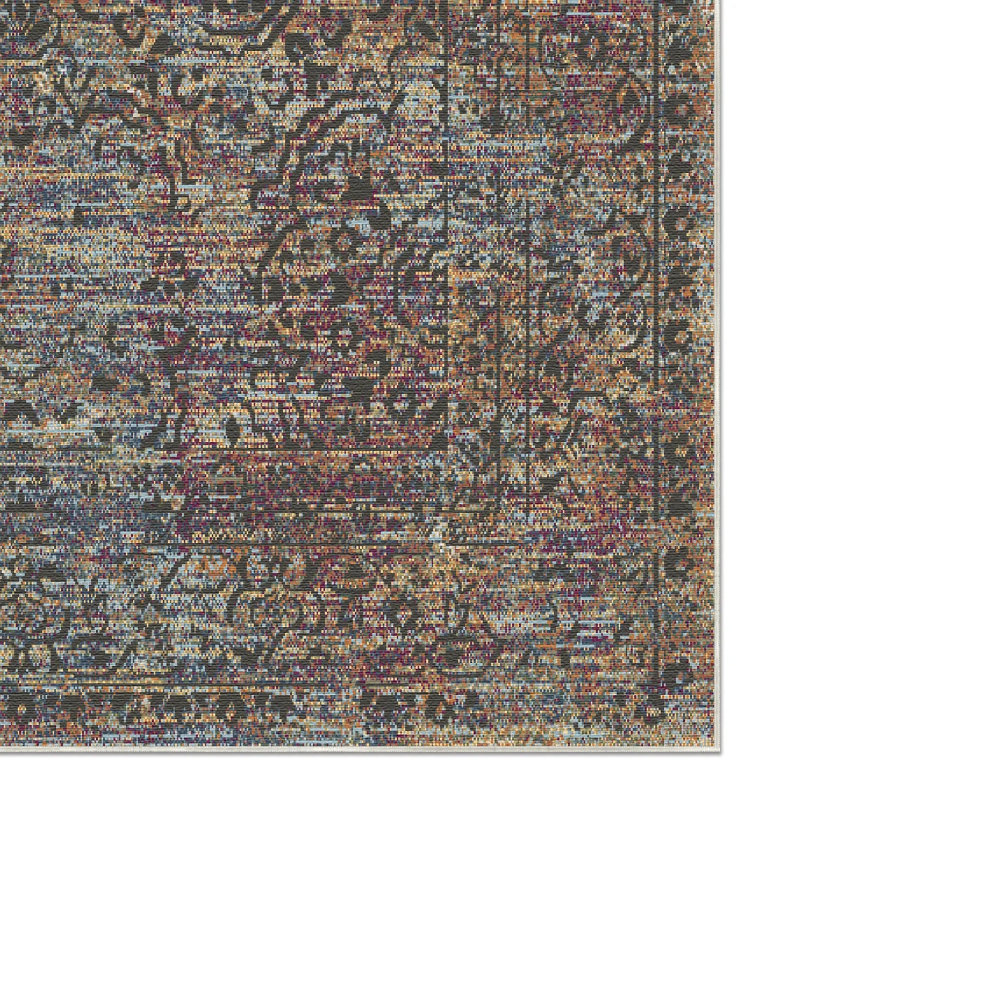 Obsidian Archive Floral Rug