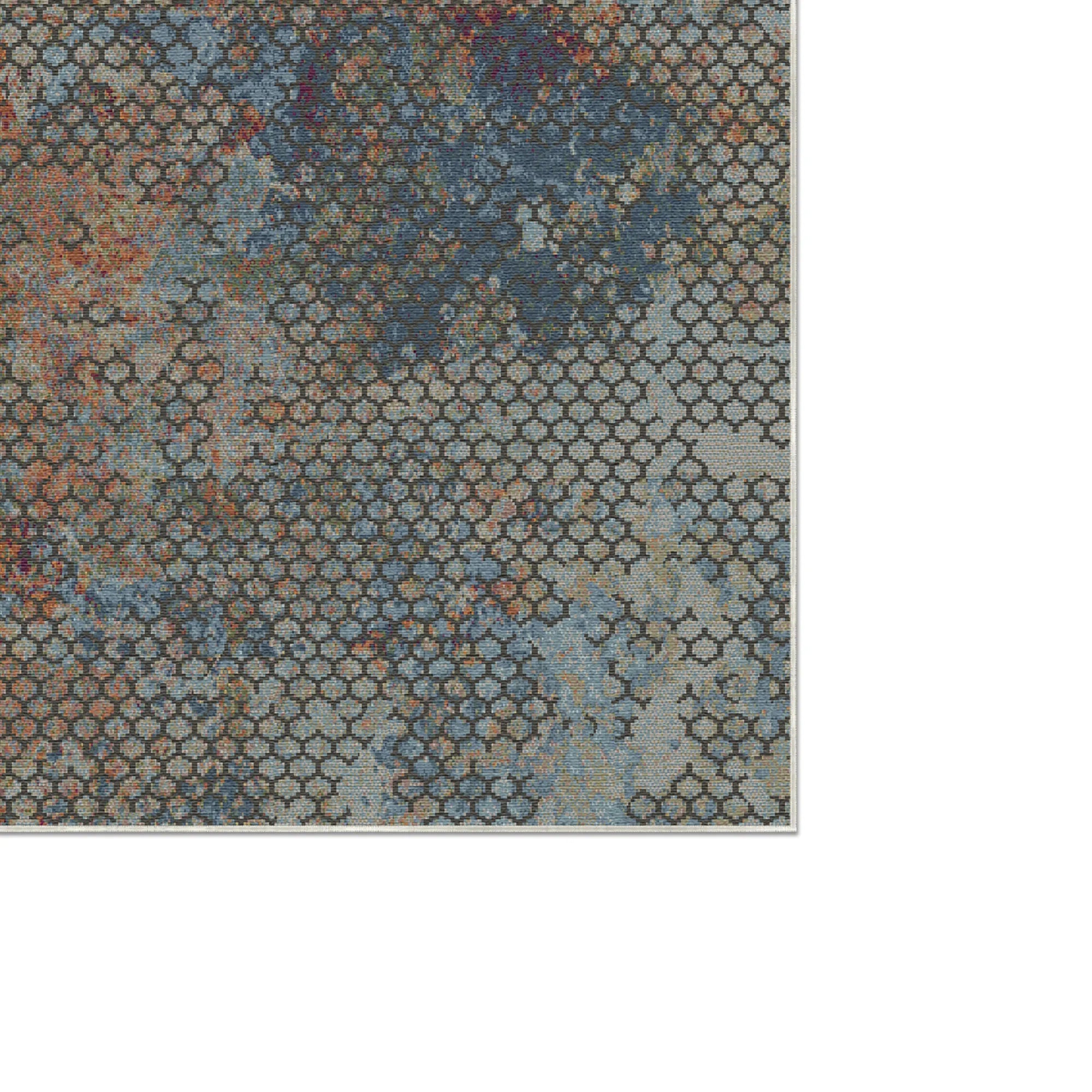 Nocturnal Ember Lattice Rug