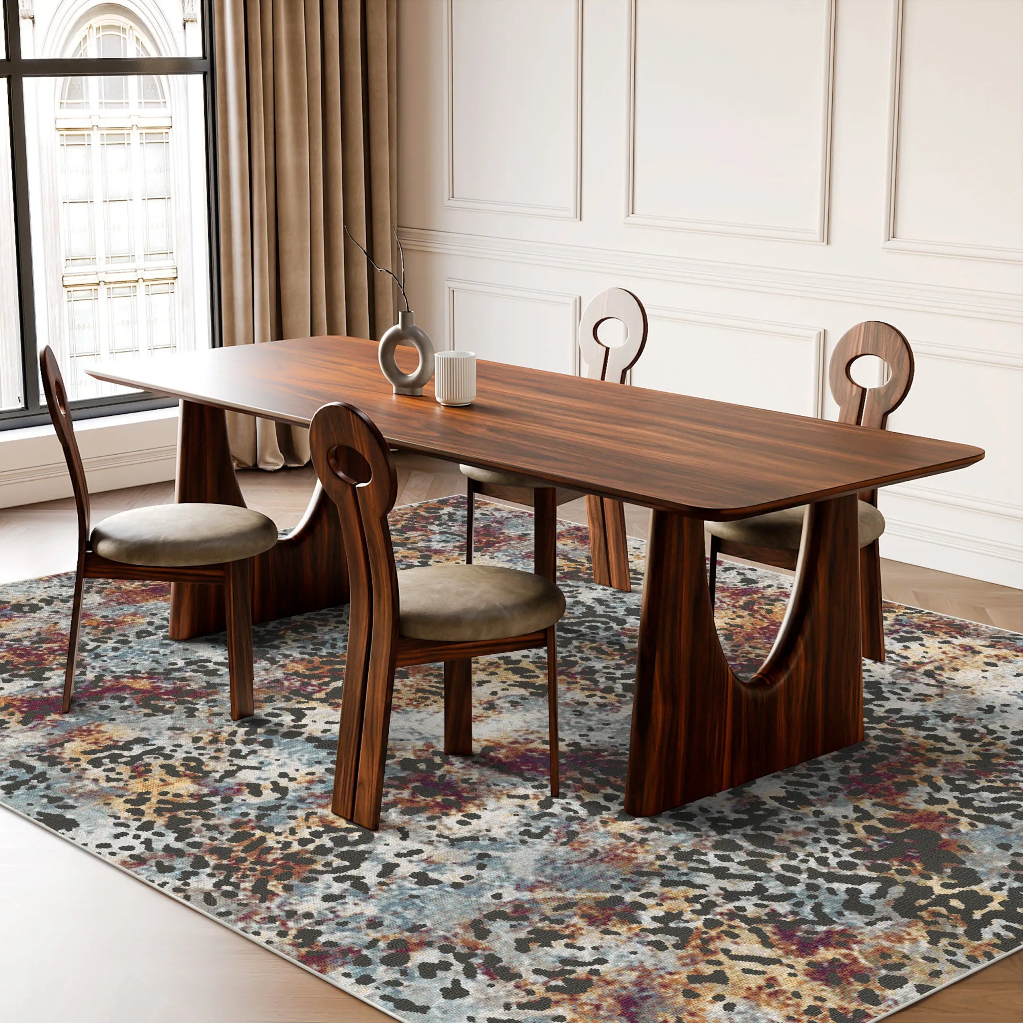 Dappled Solstice Abstract Rug