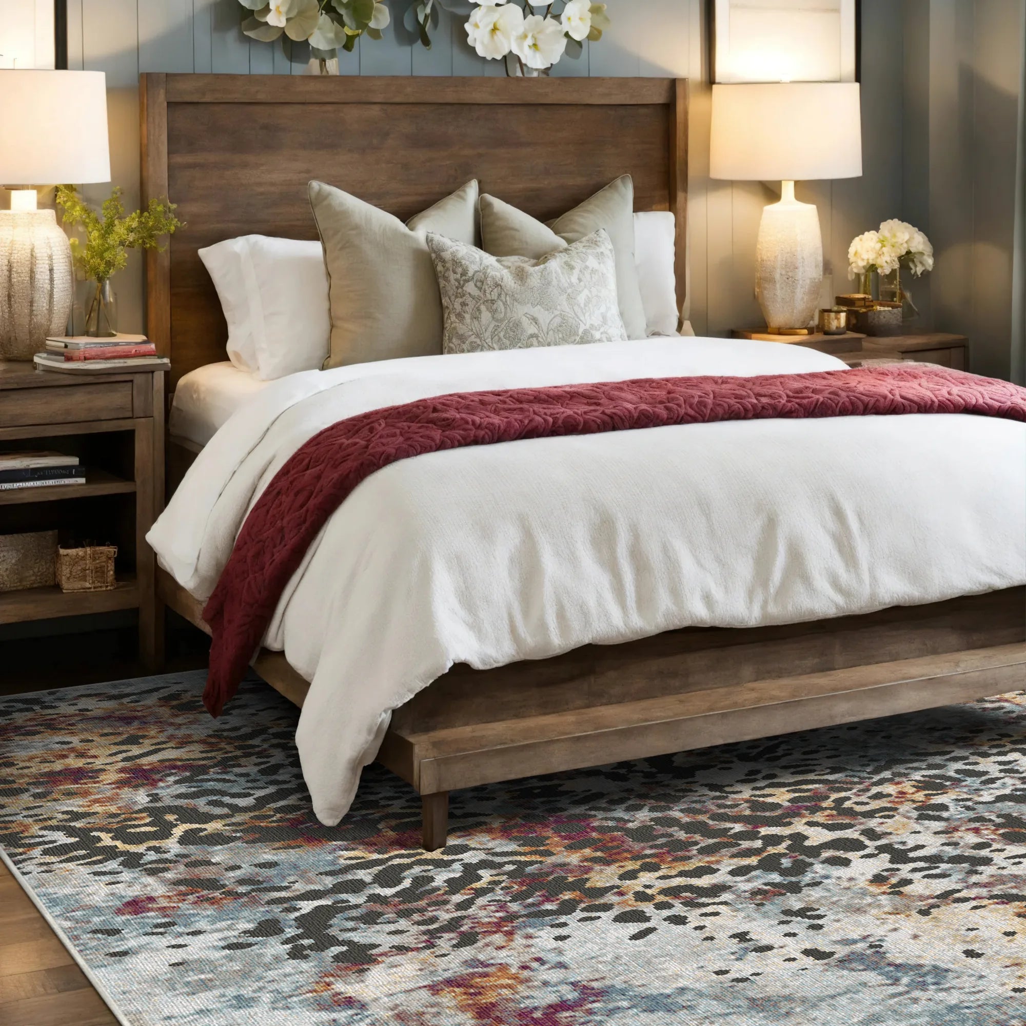 Dappled Solstice Abstract Rug