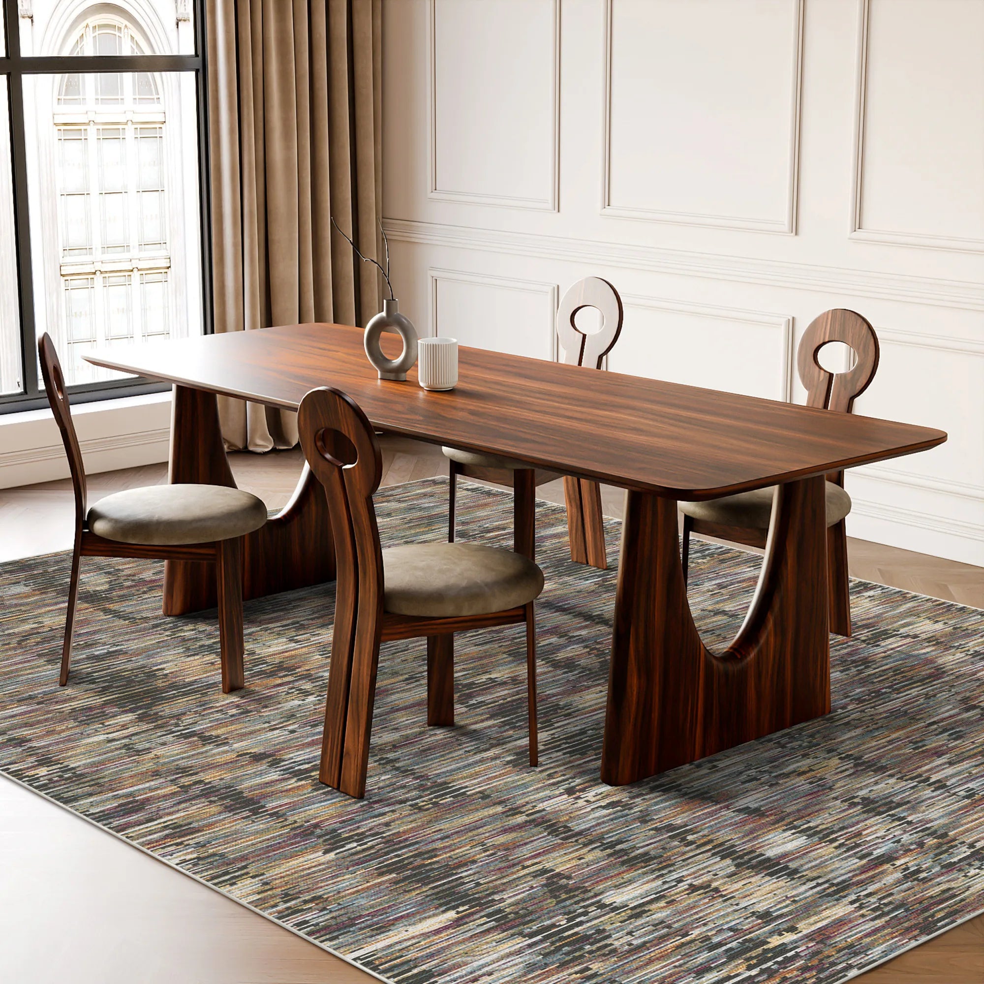 Spectral Horizon Abstract Rug