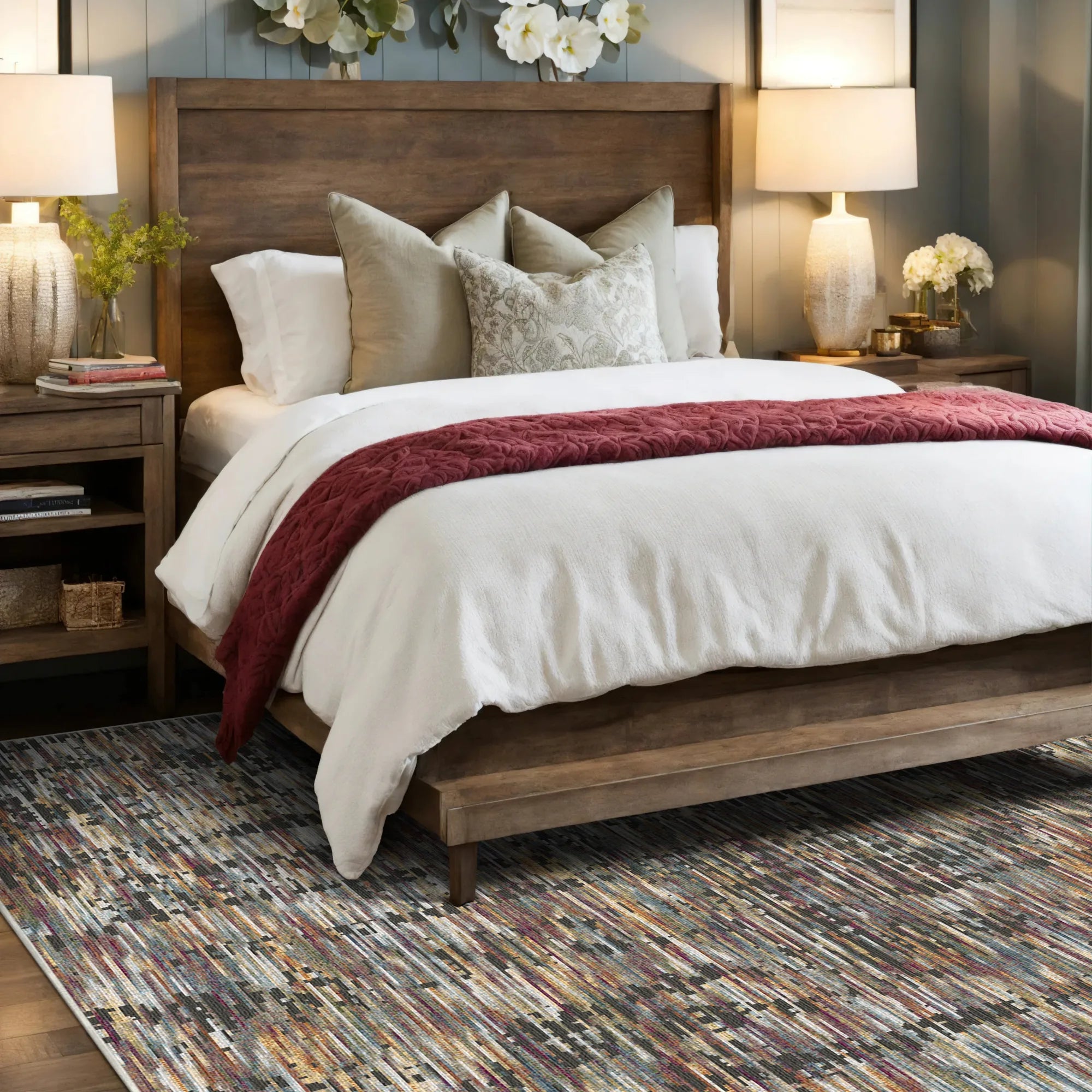 Spectral Horizon Abstract Rug