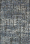 Midnight Horizon Abstract Rug Navy Blue