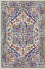 Sapphire Orchid Vintage Washable Rug 