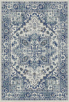 Caspian Indigo Vintage Washable Rug Indigo