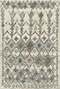 Tulum Ivory Tribal Washable Rug 