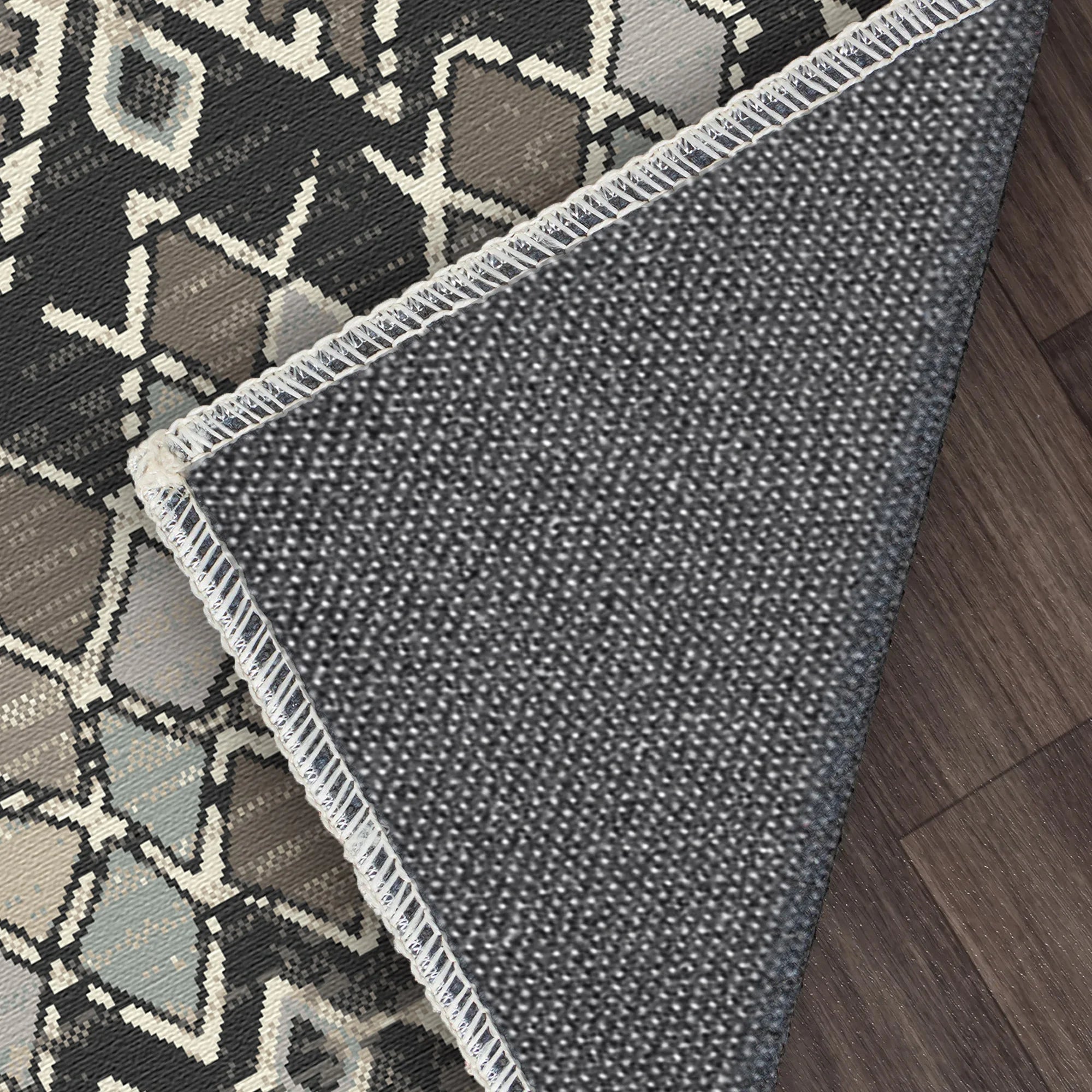 Mayan Night Tribal Washable Rug