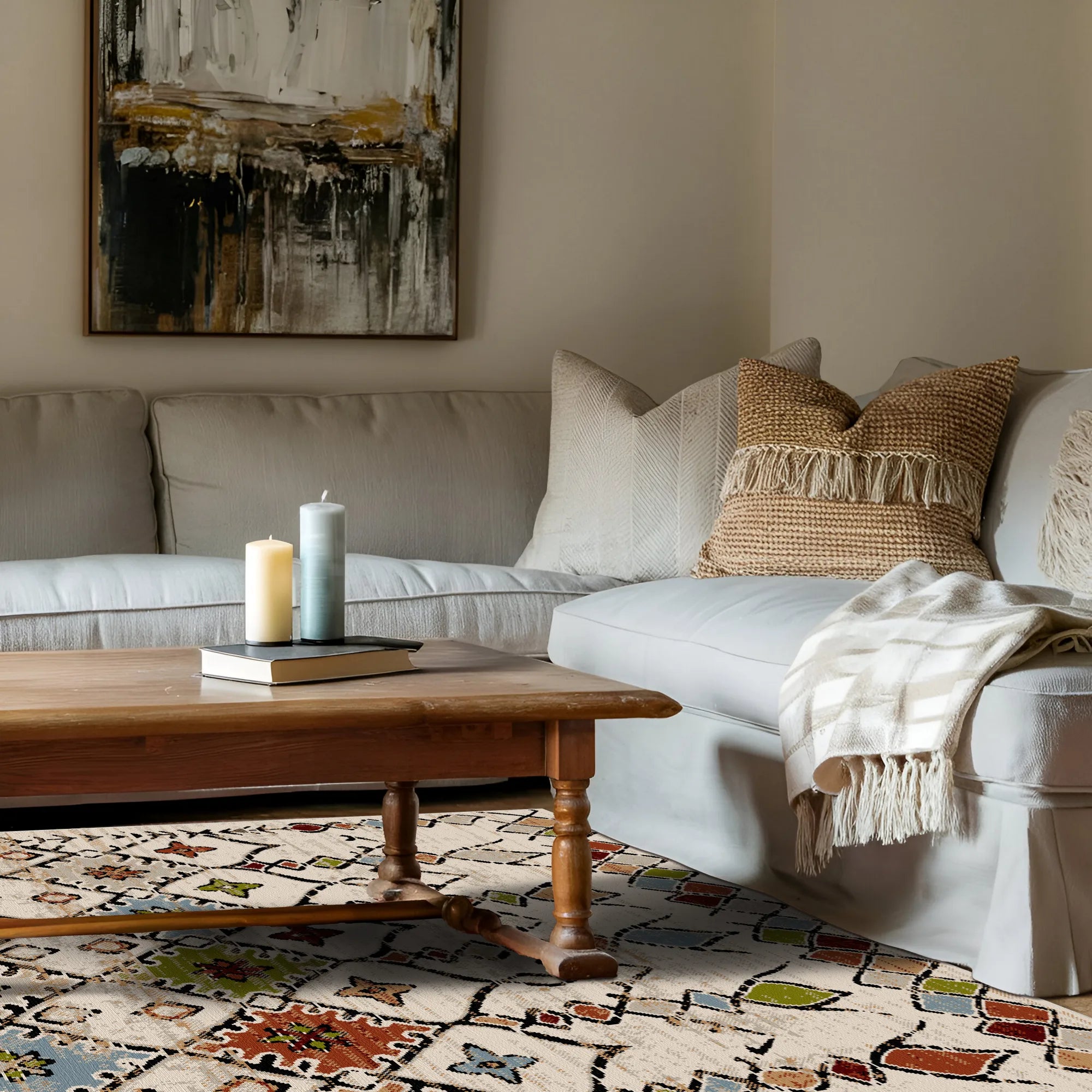 Anatolian Spice Tribal Washable Rug