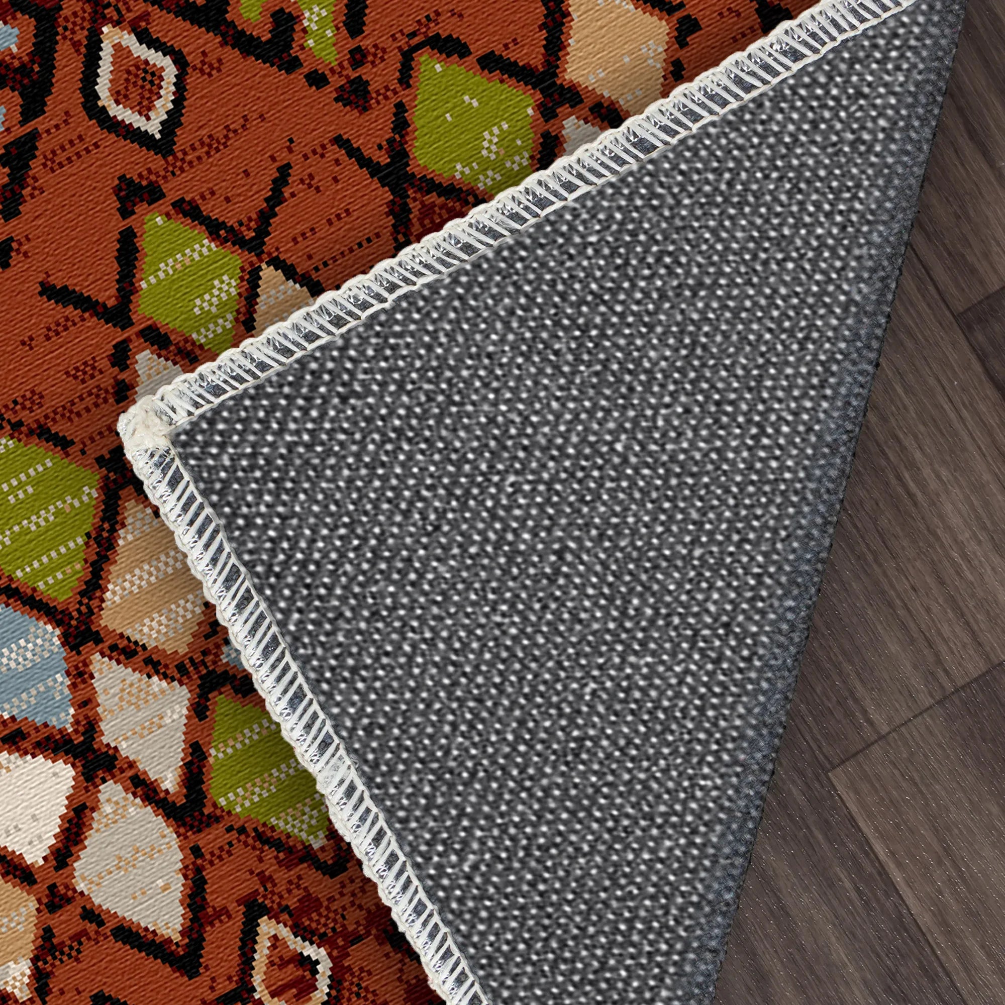 Canyon Clay Tribal Washable Rug