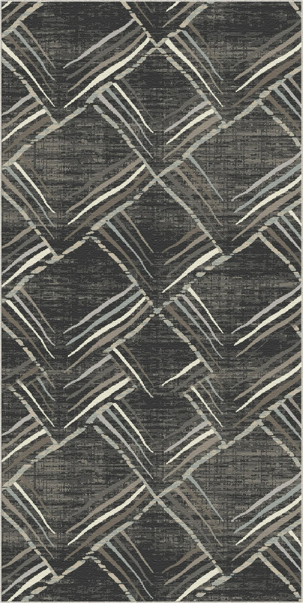 Tappeto Geometrico Lavabile Graphite Sketch