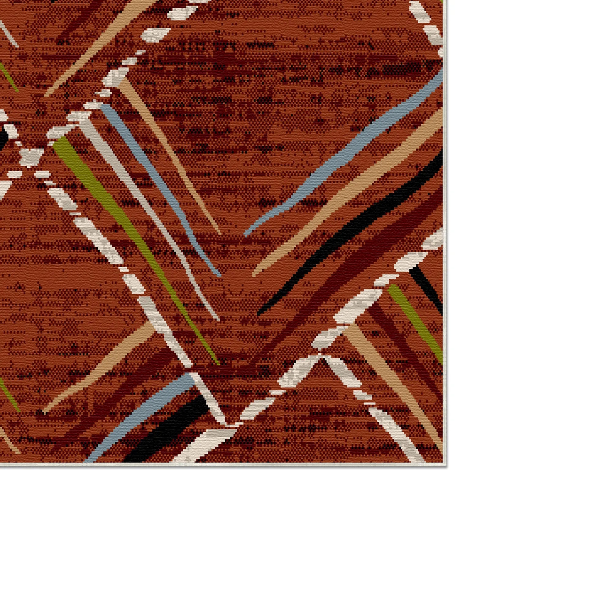 Sienna Sketch Geometric Washable Rug