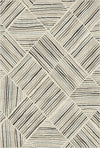 Oslo Linear Geometric Washable Rug Cream