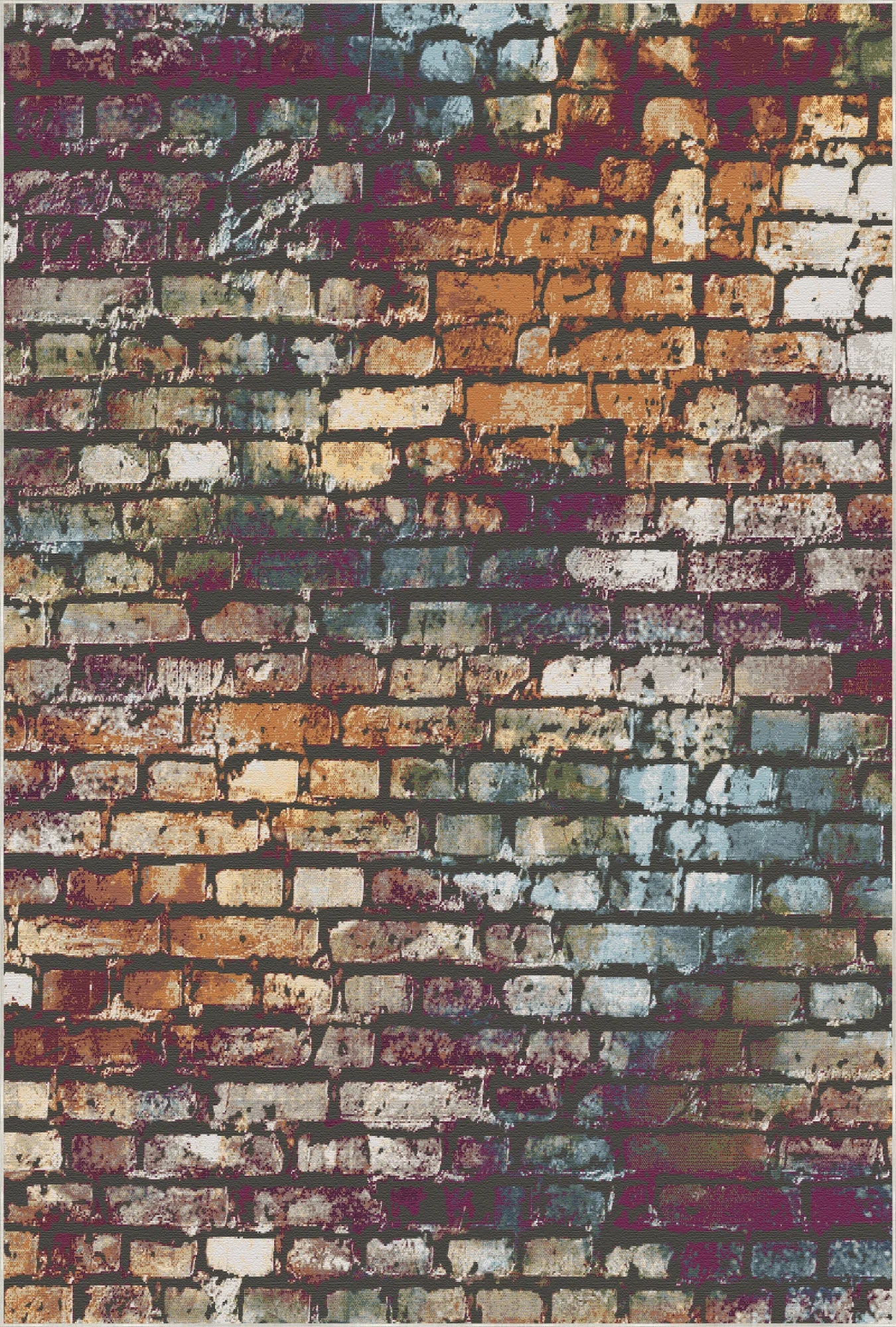 Urban Relic Masonry Abstract Rug