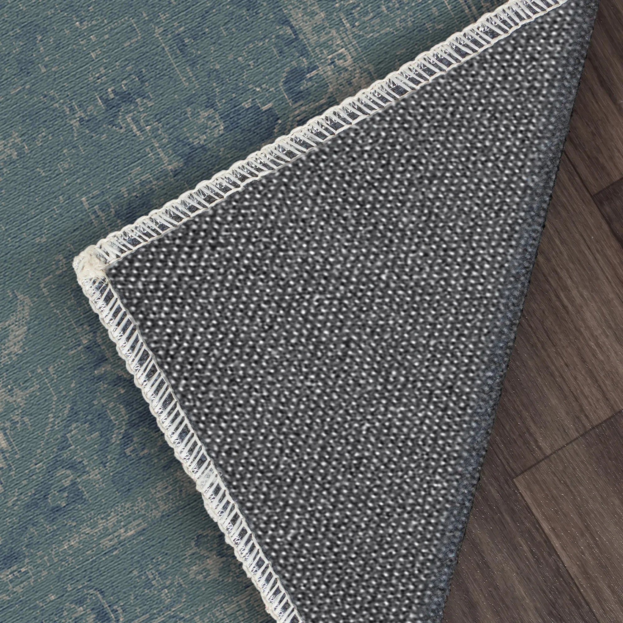 Cerulean Shadow Medallion Rug