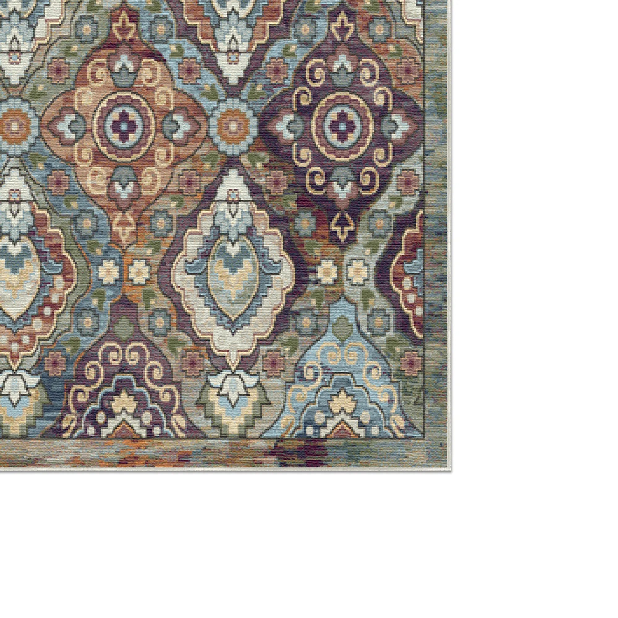 Prism Lattice Floral Rug