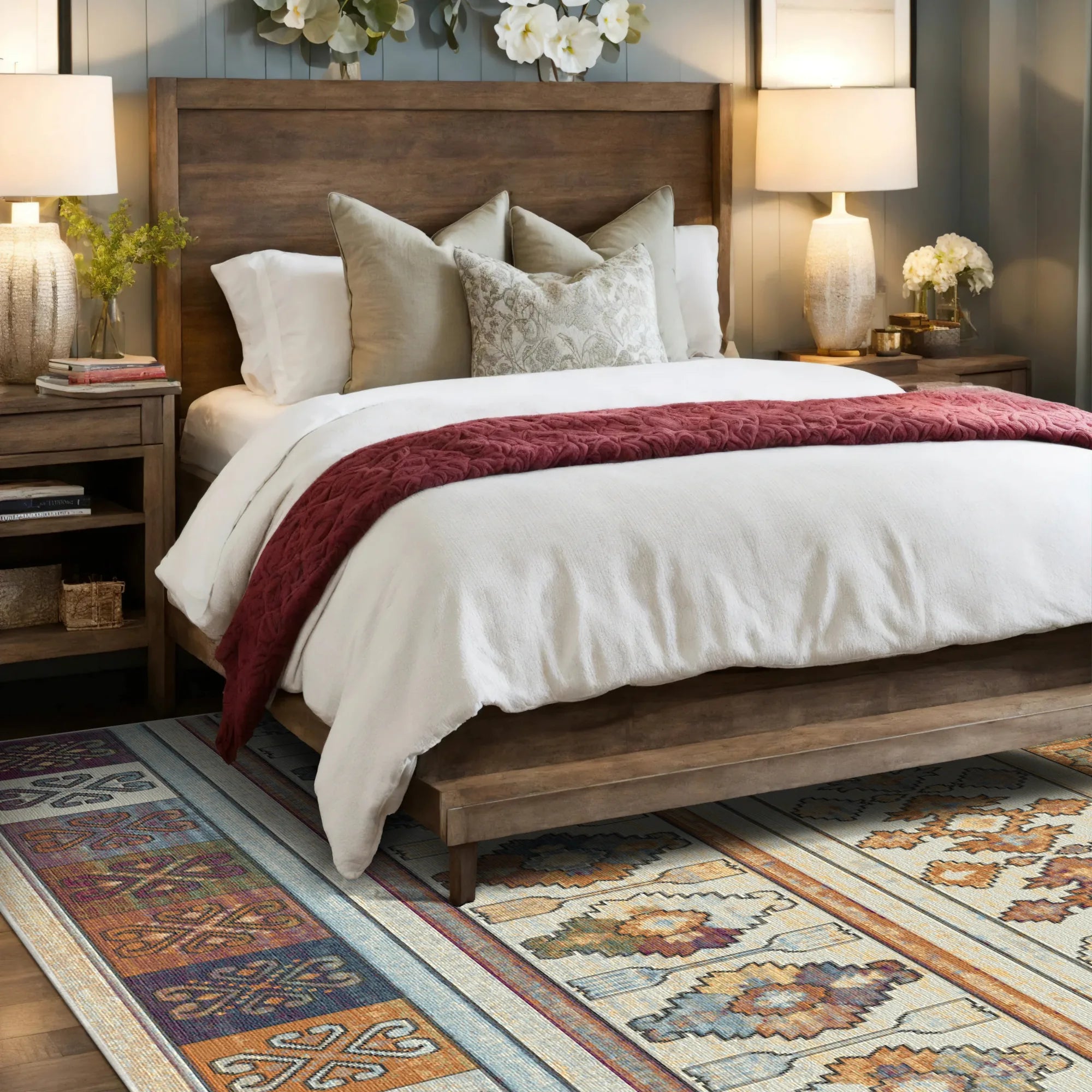 Luminous Narrative Striped Rug