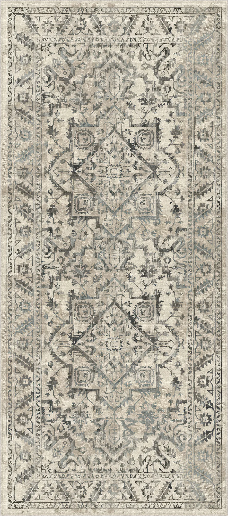 Tappeto Vintage Lavabile Myra Stone