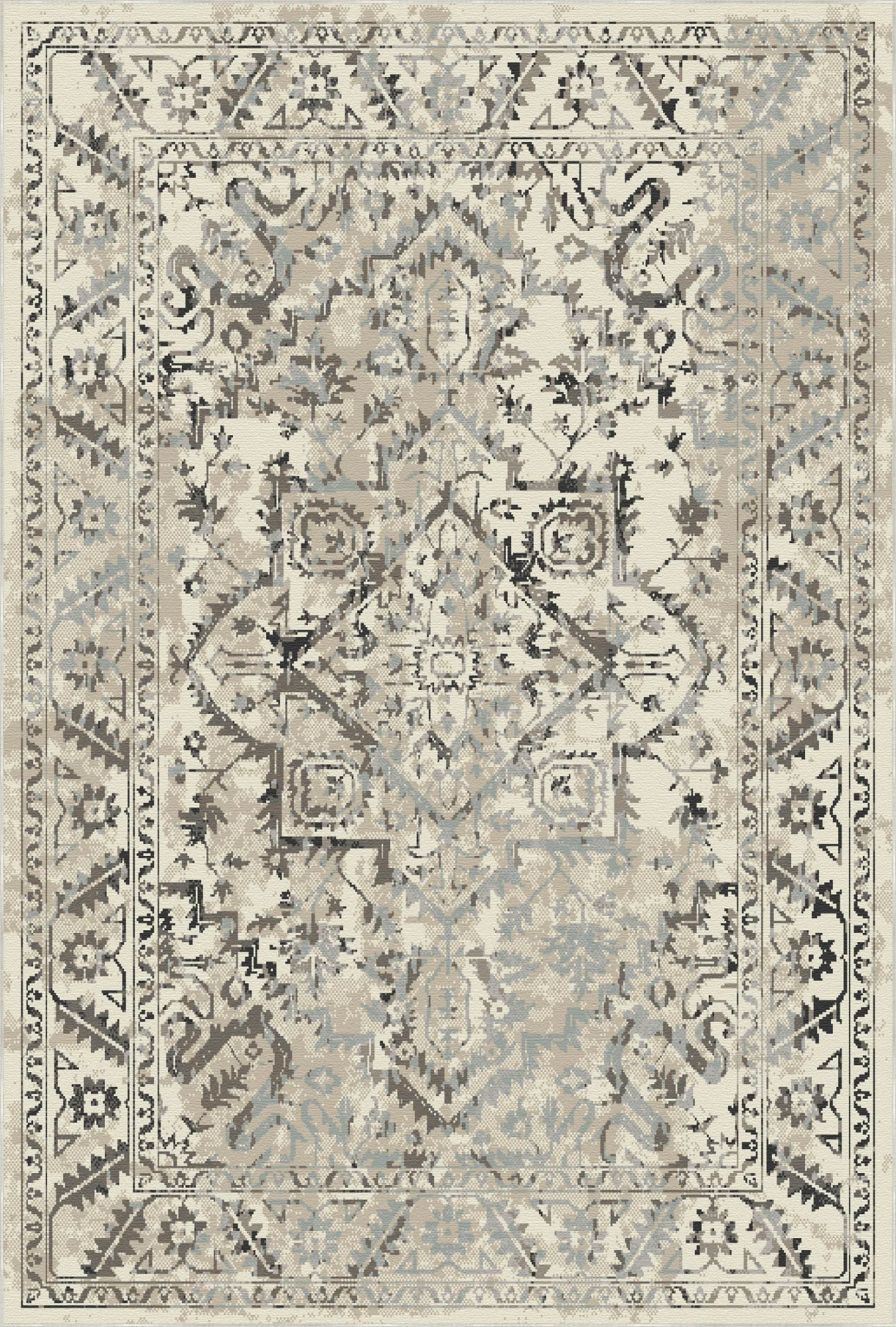 Myra Stone Vintage Washable Rug