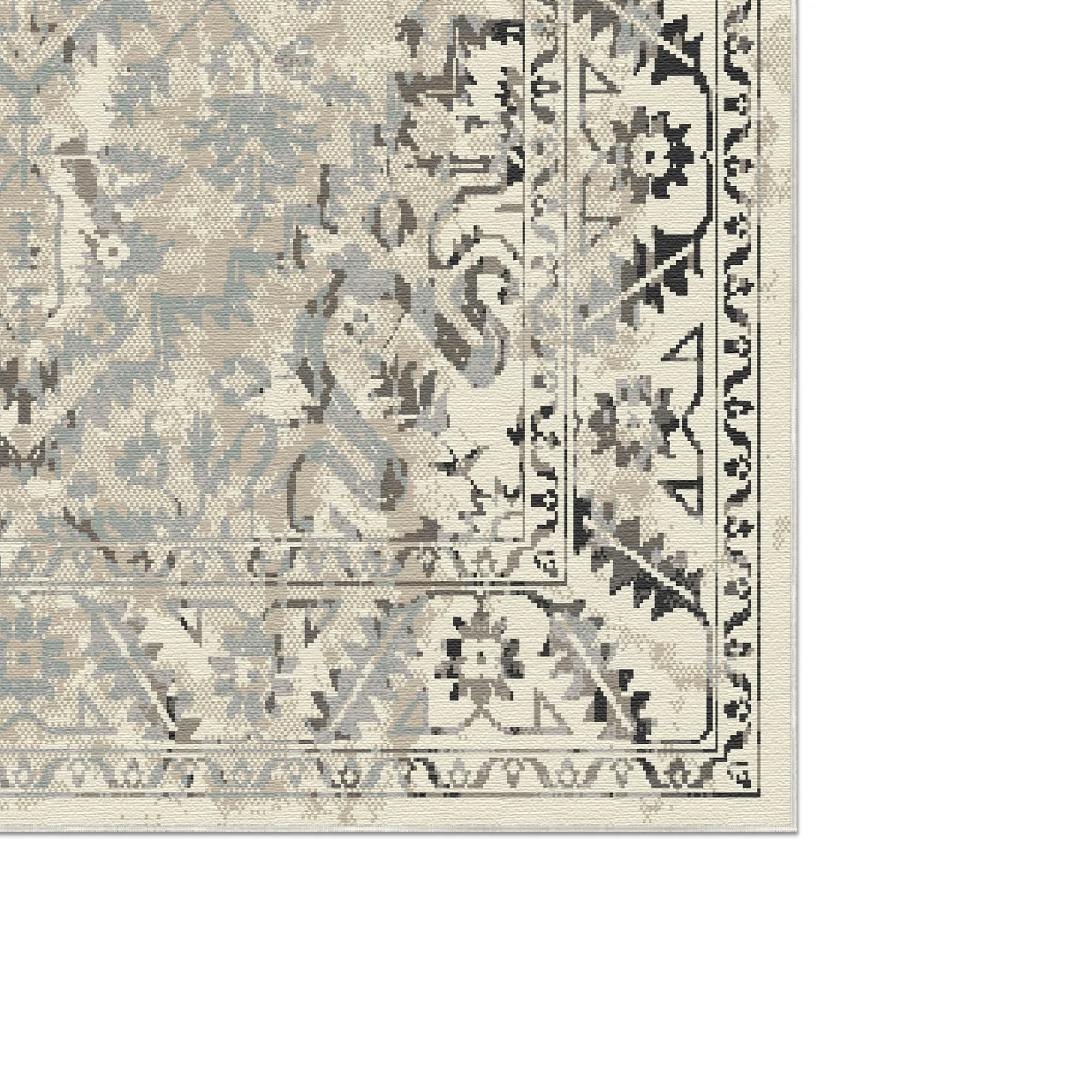 Myra Stone Vintage Washable Rug