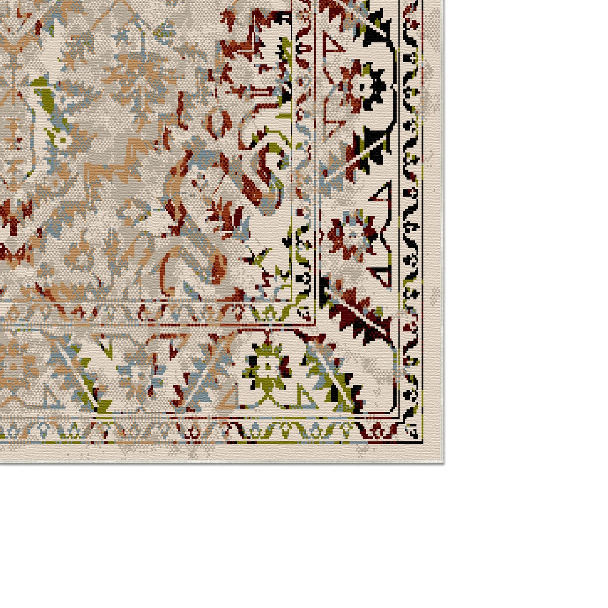 Tappeto Vintage Lavabile Ephesus Rust