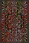 Sparta Garnet Vintage Washable Rug Mystic Red