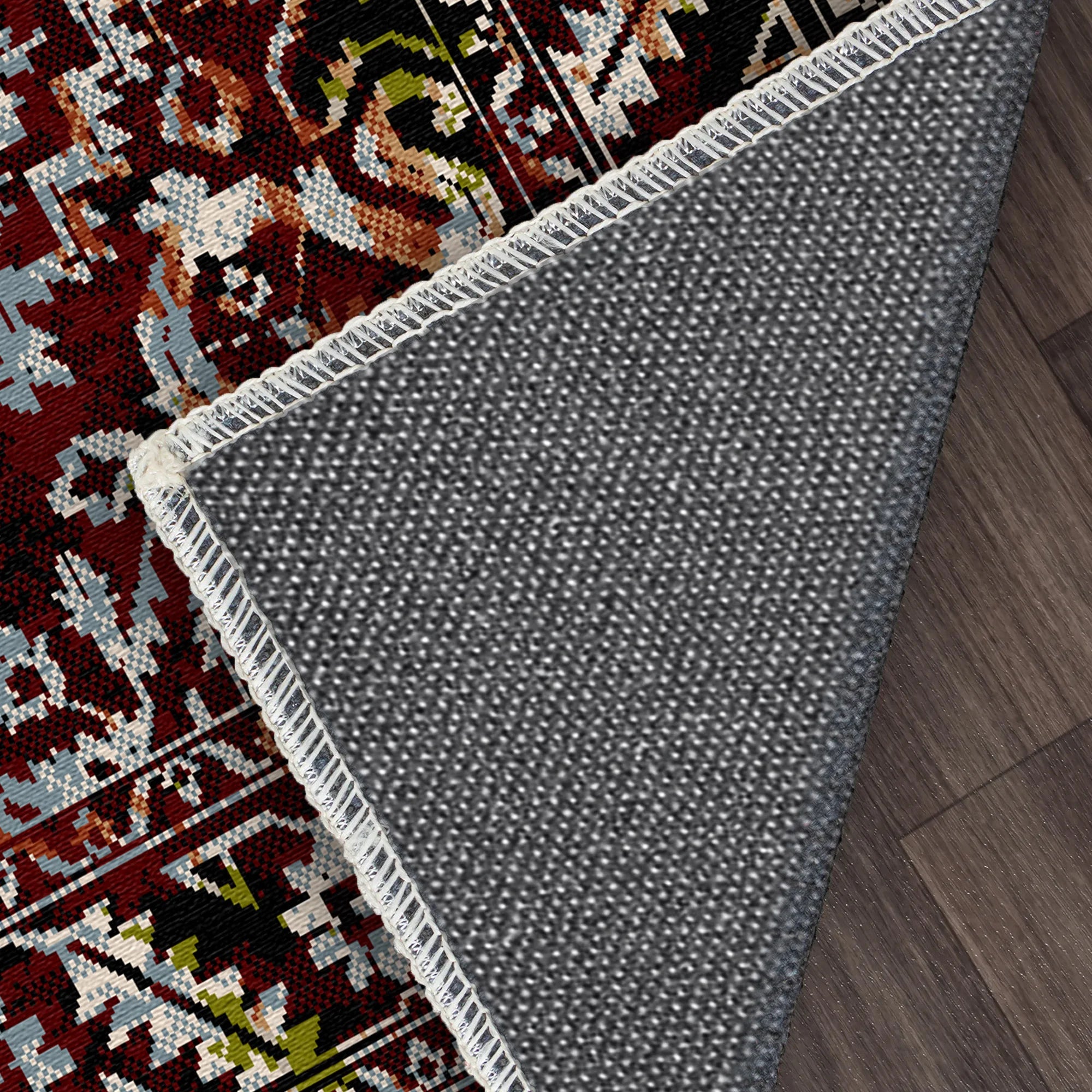 Sparta Garnet Vintage Washable Rug