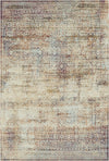 Alabaster Mosaic Erased Tile Rug Ivory
