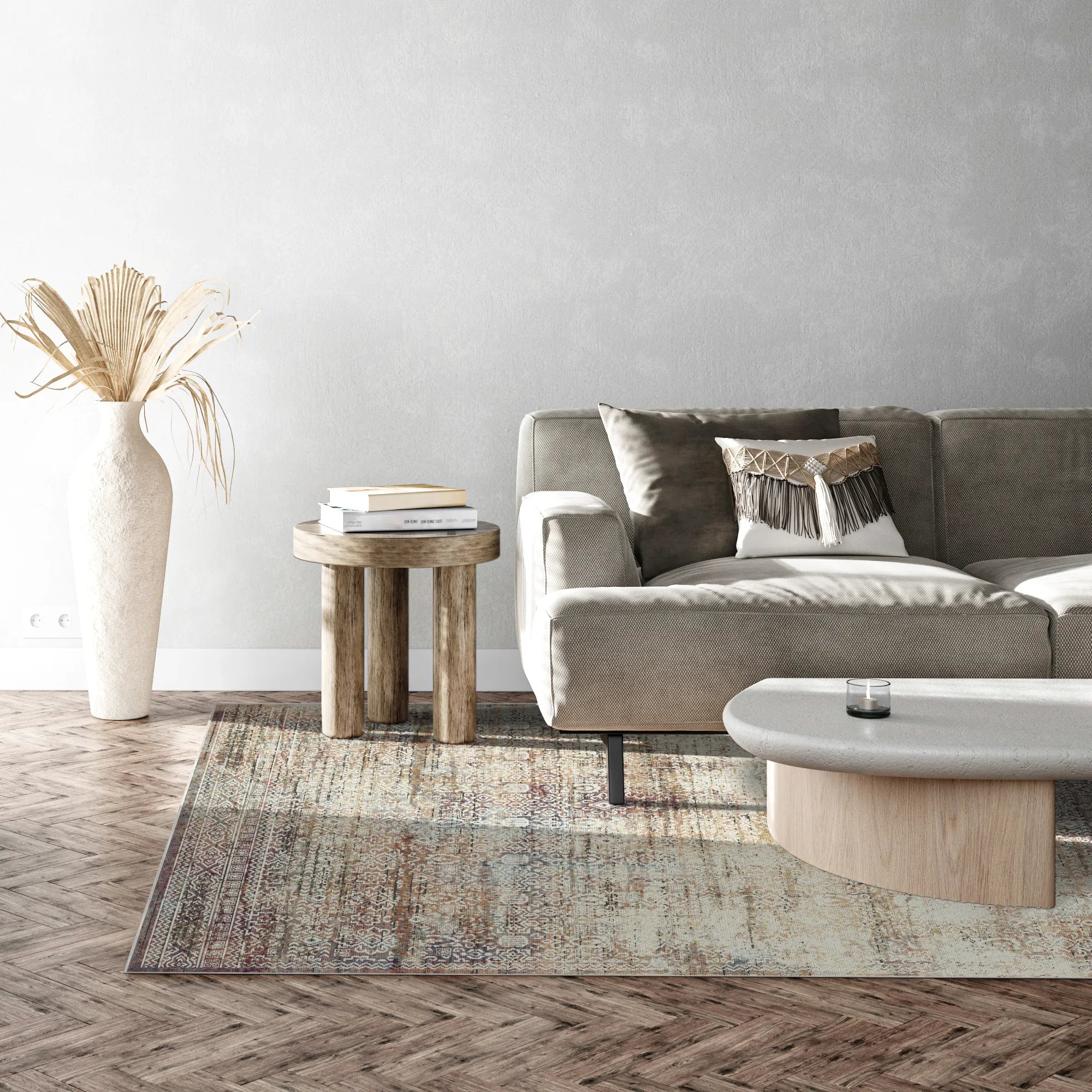 Tappeto Piastrella Cancellata Mosaico Alabastro