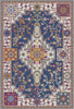 Indigo Mosaic Regal Medallion Rug 