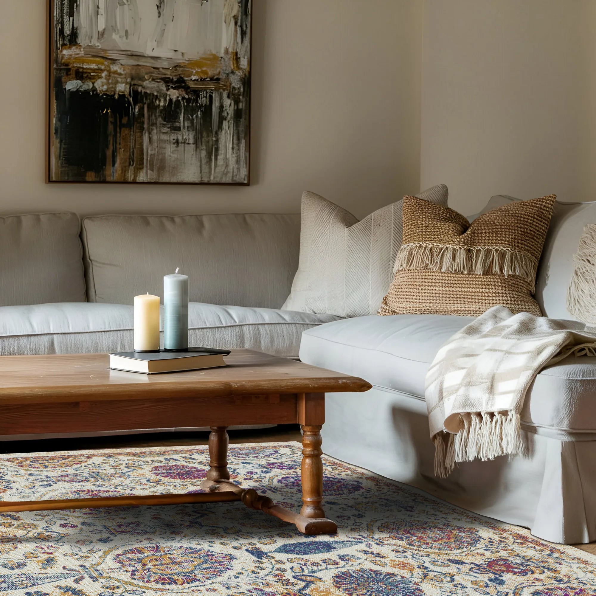 Sovereign Garden Erased Botanical Rug