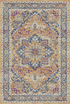 Amber Citadel Ornate Medallion Rug Multi