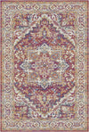 Terracotta Citadel Ornate Medallion Rug Terracotta