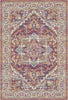 Terracotta Citadel Ornate Medallion Rug 