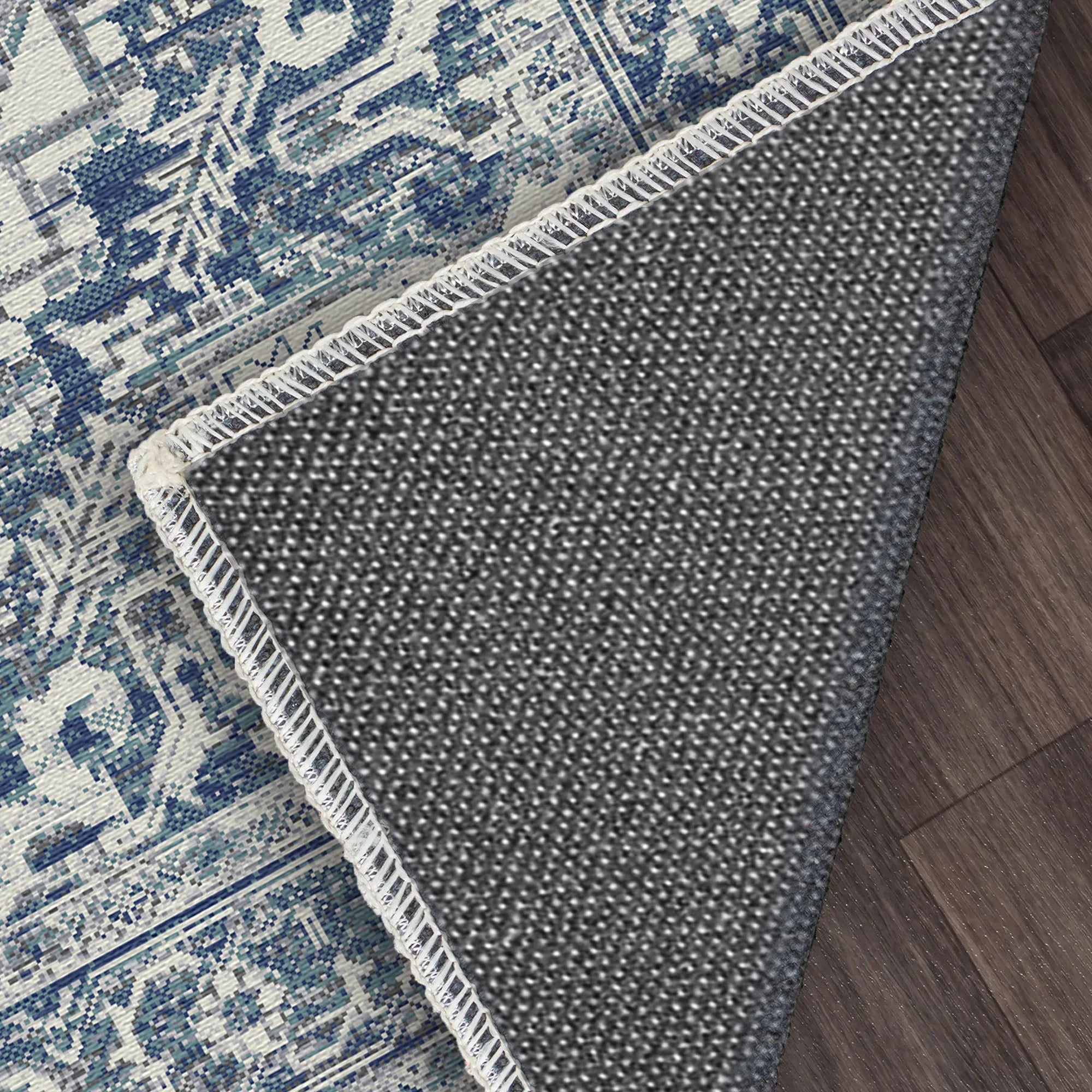 Slate Citadel Ornate Medallion Rug